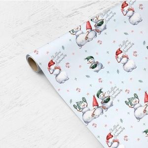 Chillin’ With My Snowmies Gift Wrap - 6ft Roll